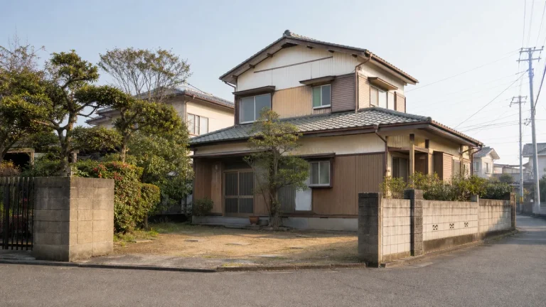 売却前に解体するかを検討する古い日本の実家